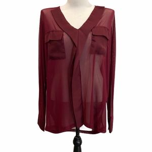 Arden B Sheet Blouse Size Medium